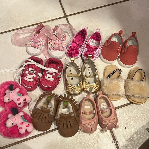 New Balance Other - Newborn girl shoe bundle